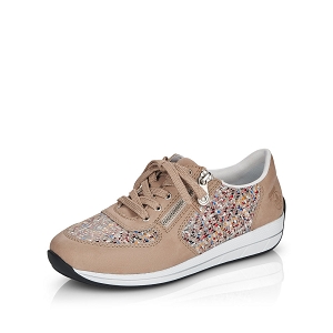 537C0 42 N1112 62:Cuir / Textile/Beige