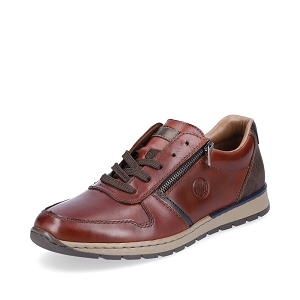 41356 80 B2112 25:Cuir / Textile/Marron Fo