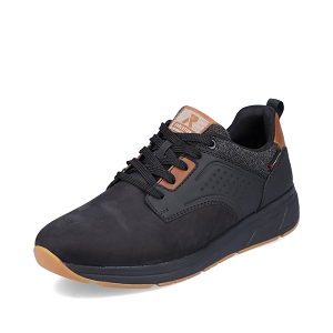 B0013 24 07005 00:Cuir / Textile/Noir