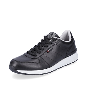 37029 00 07605 00:Cuir / Textile/Noir