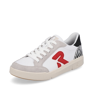 U0071 68 41909 90:Cuir enduit/Blanc