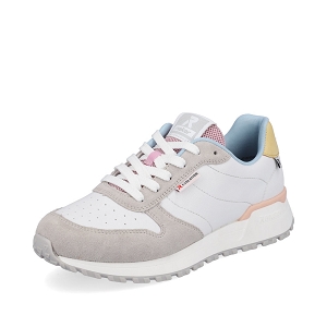 L7554 25 W0600 90:Cuir enduit/Blanc