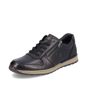 07000 14 B2112 00:Cuir / Textile/Noir