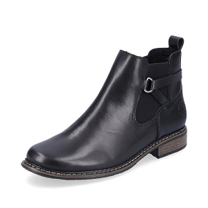 07002 55 Z4981 00:Cuir / Textile/Noir