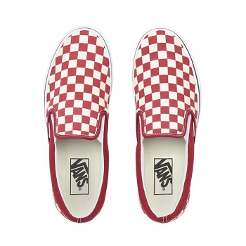 vans slip on gingham