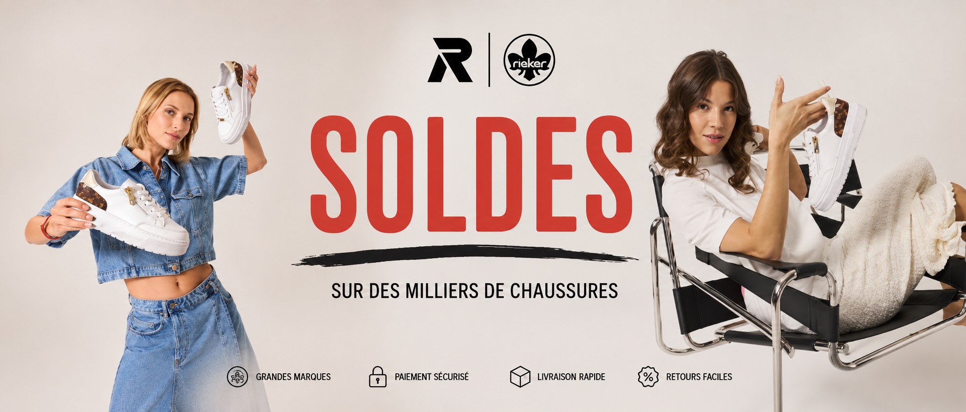 Soldes rieker chaussures femme homme