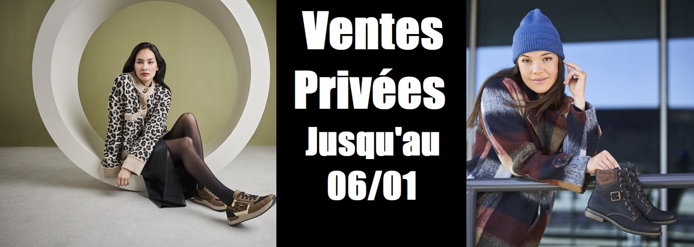 ventes privées femme chaussures rieker black friday soldes bottines boots basket tennis