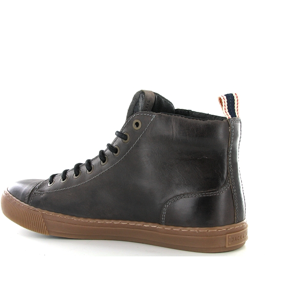 Baskets montantes Jack \u0026 Jones Tubar en cuir marron | Rue Des Hommes