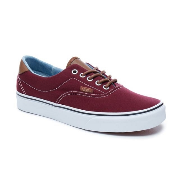 Vans noir et shop bordeaux