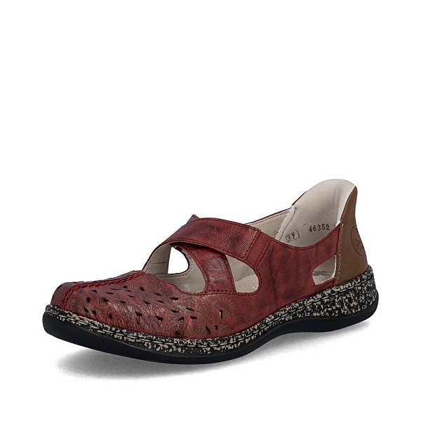 Rieker ballerines 46352 33 rouge