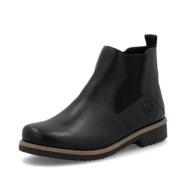 Rieker bottines et boots 73557 01 noir
