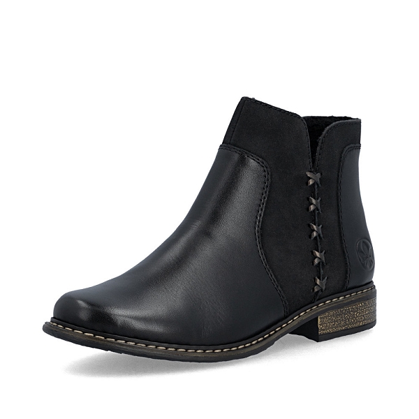 Rieker bottines et boots z4951 01 noir