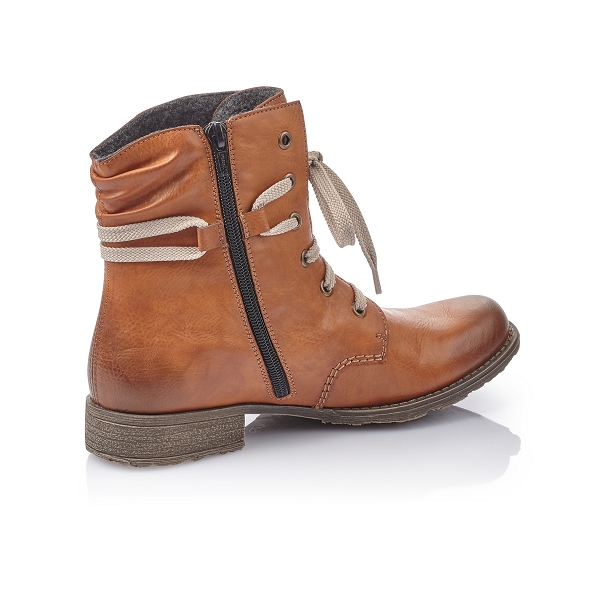 Bottines rieker top camel