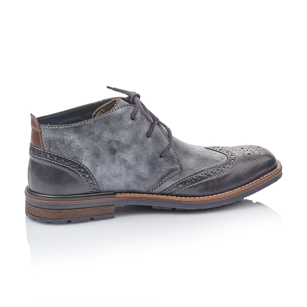 Chaussures Basses Rieker 14603 Pour Homme - Lacets, Confort, Qualité Supérieure, Pour L'hiver