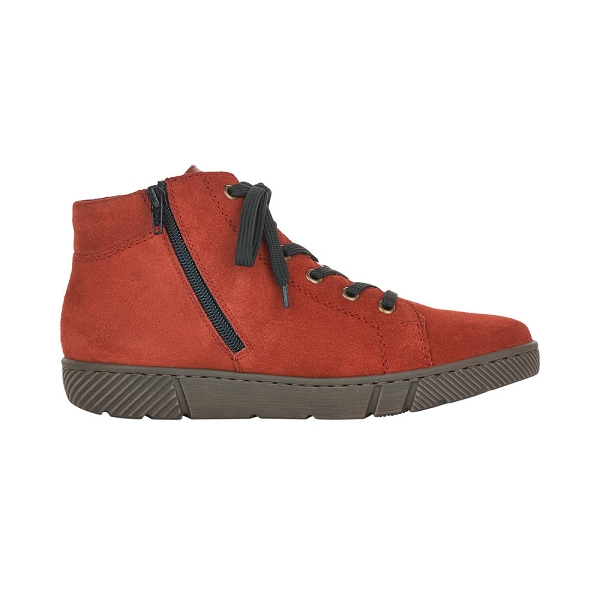 bottes rieker rouge