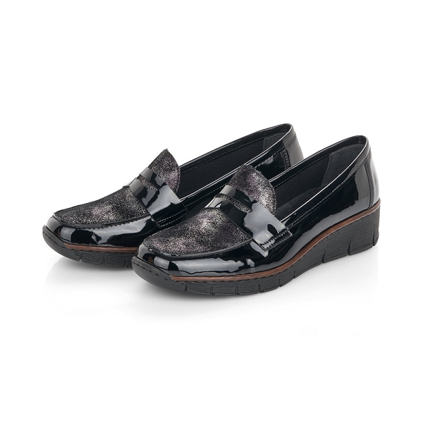 Mocassin Rieker Femme 45301 - Suède Confortable | Style Décontracté Printemps/Été