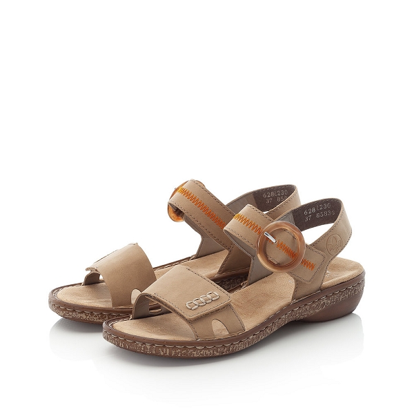 Rieker Femme Sandales 628Z3 Dame Sandale à lanières
