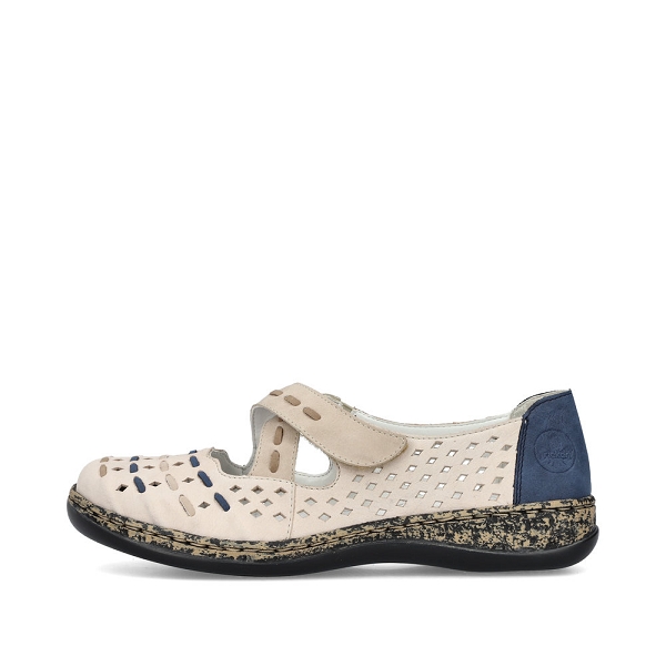 Rieker Femme 41480 Ballerines - Confort Quotidien Et Élégance