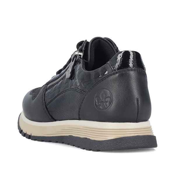 Rieker Dames Sneaker 49003 - Extra Breed Met Uitneembare Binnenzool