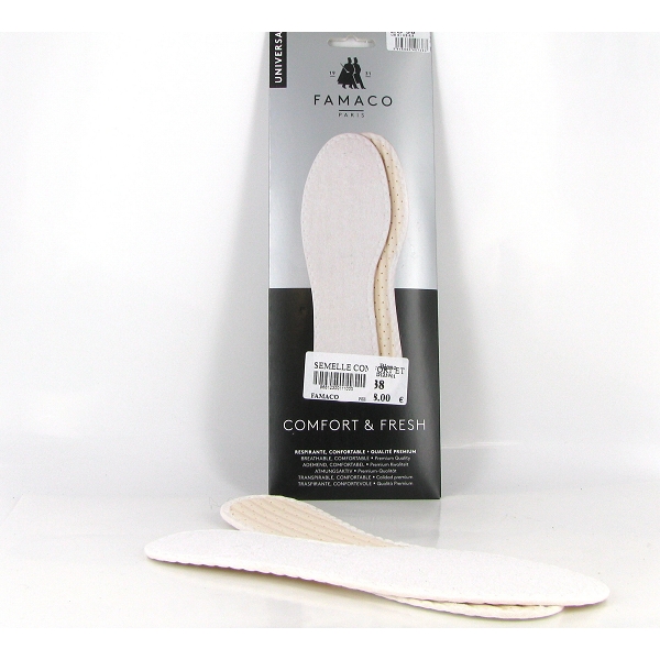 Famaco latex semelle comfort et fresh 14152 blanc