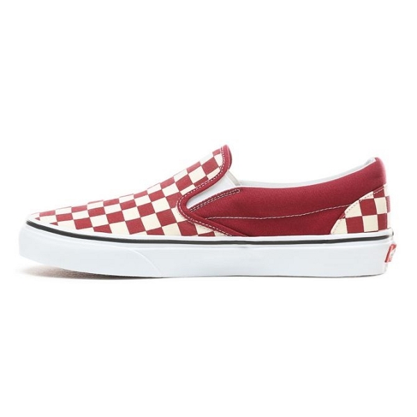 Vans rouge cheap slip on