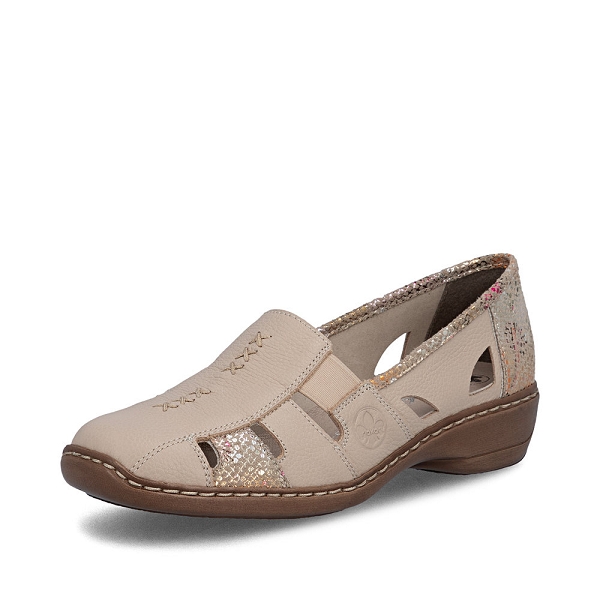 Rieker mocassins 41385 63 beige
