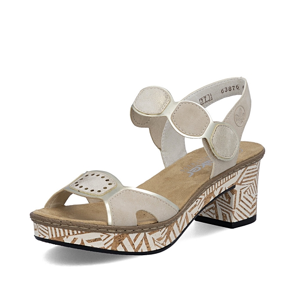 Rieker nu pieds et sandales 63876 62 beige