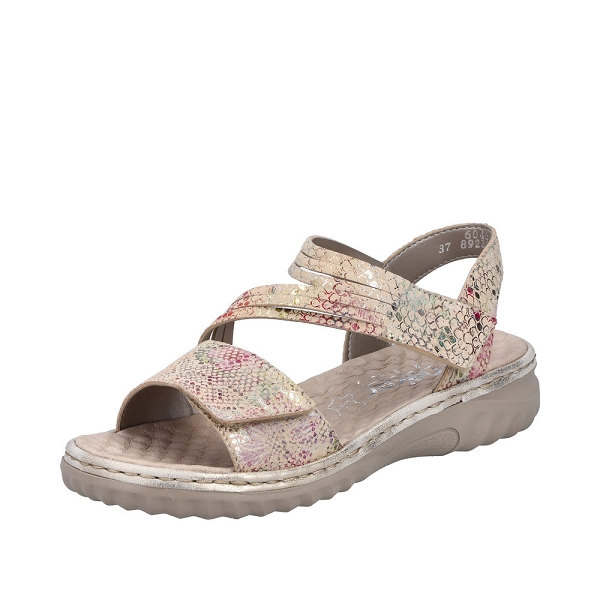 Rieker nu pieds et sandales 60464 90 multicolore