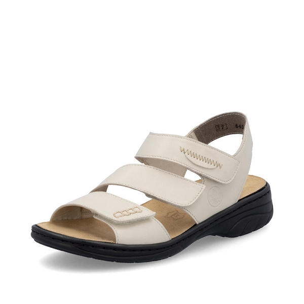 Rieker nu pieds et sandales 64573 81 blanc